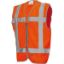 Afbeeldingen van Jas vest fluor oranje