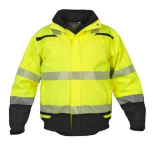 Afbeeldingen van Drimmelen AK HW. Pilotjack zwart/geel