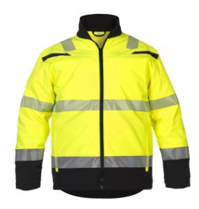 Image de Drimmelen AK HW. Softshell zwart/geel