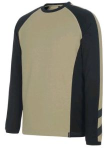 Afbeeldingen van Mattone shirt Mascot bielefeld lange mouw khaki/zwart