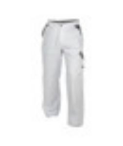 Afbeeldingen van Klerk Broek Dames Dassy nashville wit/grijs