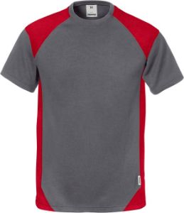 Afbeeldingen van HEK T-shirt grijs-rood