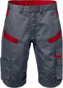 Image de HEK werkbroek kort model grijs-rood