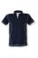 Afbeeldingen van L&S polo flatlock h navy/wit km