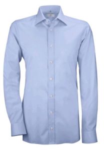 Bild von Berging heren overhemd blauw
