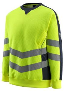 Afbeeldingen van Fix&Go sweatshirt fl.geel/marine