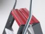 Bild von Altrex Dubbel oploopbare trap - aluminium (gecoat) Falco 2x6 treden
