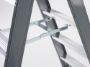 Bild von Altrex Dubbel oploopbare trap - aluminium (gecoat) Falco 2x6 treden